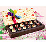 Happy Holi Assorted Thandai Truffles Box- 12 Pcs
