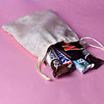 Imported Chocolates Jute Bag