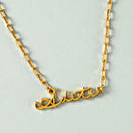 Personalised Curvy Name Necklace