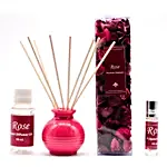 Reed Diffuser Gift Set- Rose