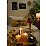 Pillar Candles Gift Set- Gold Dust