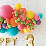 Colourful Kids Birthday Celebration Balloon Decor