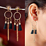 Classy Tassels Loop Earrings