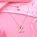 Estele K Charm Initial Pendant For Women