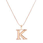 Estele K Charm Initial Pendant For Women