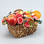 Artificial Fruits & Flower Ample Basket