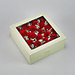 Graceful Red Roses Square Box