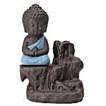 Blue Buddha Back-Flow Smoke Fountain