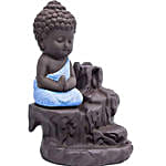 Blue Buddha Back-Flow Smoke Fountain