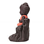 Orange Buddha Back-Flow Smoke Fountain