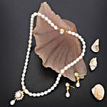 Baheera Pearl Necklace Set