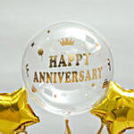Happy Anniversary Balloon & Roses Box