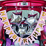 Sparkling Birthday Balloon Car Boot Decor