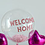 Welcome Home Balloon & Flowers Box