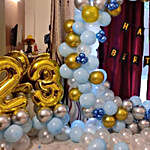 Happy B'day Personalised Balloon Ring Premium Décor