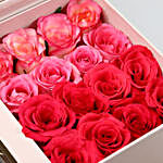 Roses and Chocolates Pink Box