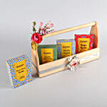 Sweet and Savoury Wooden Basket