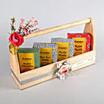 Shakkar Sweet and Savoury Wooden Basket