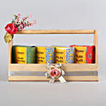 Shakkar Sweet and Savoury Wooden Basket