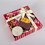 Shakkar Sweets and Dry Fruits Red Tray