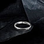Silver Simplicity Ring For Men