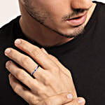 Silver Simplicity Ring For Men