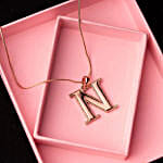 Estele N Charm Initial Pendant For Women