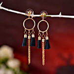Classy Tassels Loop Earrings