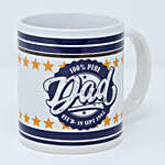 Personalised 100% Pure Dad White Mug