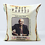 Personalised Most Wanted Papa Cushion Hand Delivery