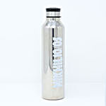 Personalised Silver Bottle For The Bold & Brave