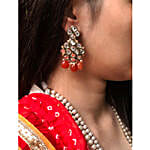 Paya Carnelian Long Layered Necklace Set
