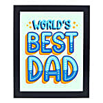 World's Best Dad Wall Frame