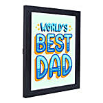 World's Best Dad Wall Frame