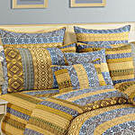 Swayam 100% Cotton 160 TC Double Bedsheet & Pillow Covers