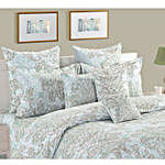Swayam 160 TC Motifs Print Cotton Double Bedsheet and Pillow Covers