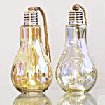 Bulb Shape Battery Operated Tabletop Lamp- Small