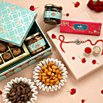 Shakkar Sneh Designer American Diamond Rakhi Celebration Gourmet Box