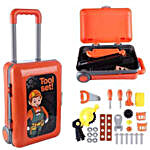 UrbanTots Orange Kids Tool Kit Trolley Set