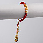 Sneh Wooden Beads Lumba Rakhi