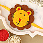 Sneh Cute Lion Face Kids Rakhi
