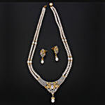 Sri Jagdamba Pearls Classy Necklace Set
