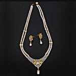 Sri Jagdamba Pearls Classy Necklace Set 