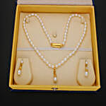 Sri Jagdamba Pearls Drop Necklace Set