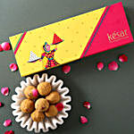 Sneh Colourful Beads Rakhi Set N Kesar Sweets Box