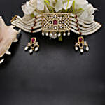Sri Jagdamba Pearls Beautiful Choker Necklace Set