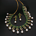 Sri Jagdamba Pearls Beautiful Necklace Set