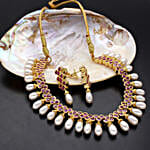 Sri Jagdamba Pearls Elegant Necklace Set