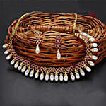 Sri Jagdamba Pearls Elegant Necklace Set