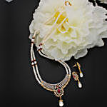 Sri Jagdamba Pearls Spectacular Necklace Set
